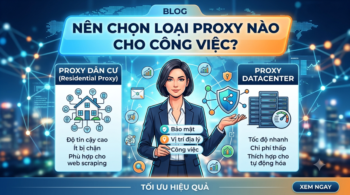 Nên chọn loại proxy nào cho công việc?