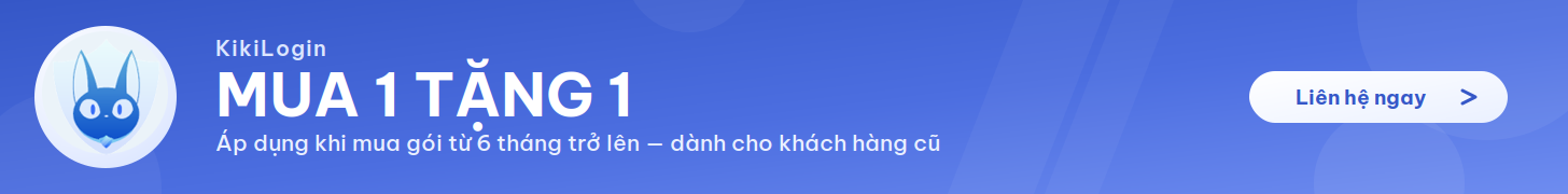 KikiLogin khuyến mãi mua 1 tặng 1